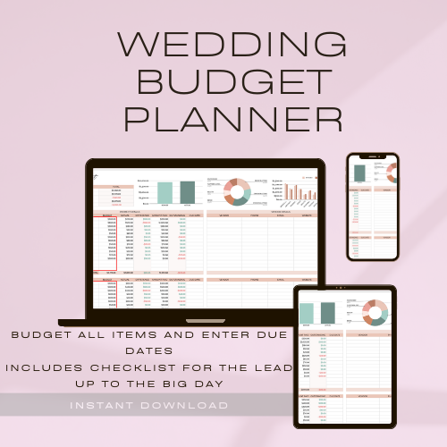 Wedding Planner Budget Spreadsheet